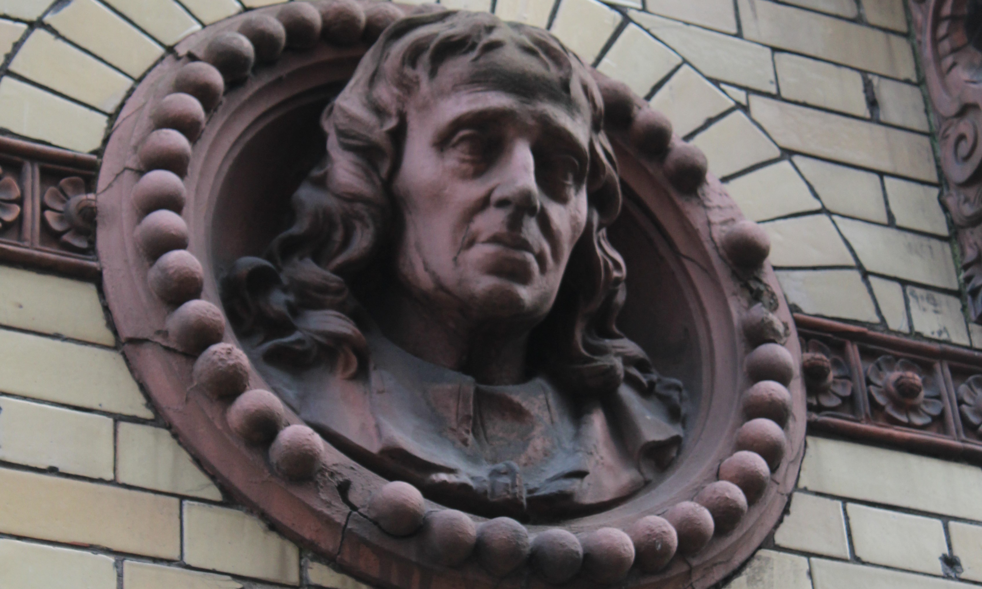 Head of John Milton 13 Saint Stephens St, Bristol